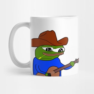 Cowboy Pepe Playing Guitar Mug